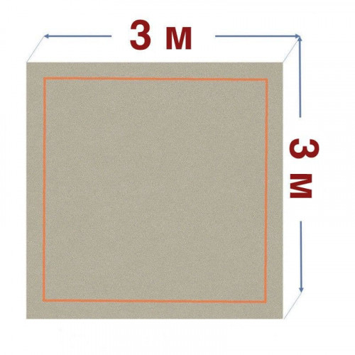 Ковер гимнастический (для домашних занятий) 3x3м